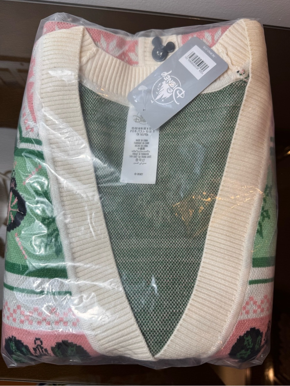 NEW Mickey Mouse and Friends Holiday Cardigan Sweater - Picture 11 of 12